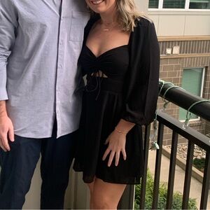 WORN ONCE Cinch cut out dress by Abercrombie & Fitch size small petite